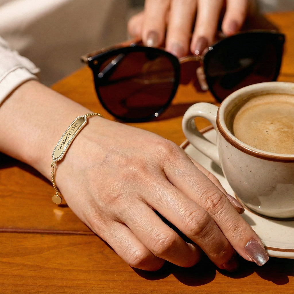 Gold Plated SwapBar Bracelet SB007G OPJ Studio