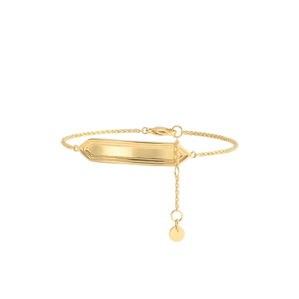 Gold Plated SwapBar Bracelet SB007G OPJ Studio