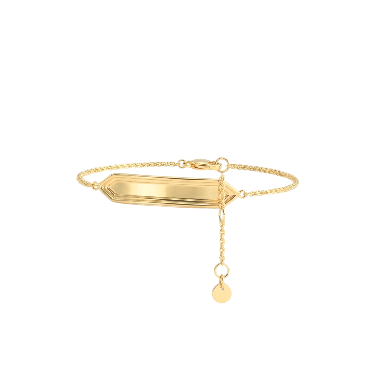 Gold Plated SwapBar Bracelet SB007G OPJ Studio