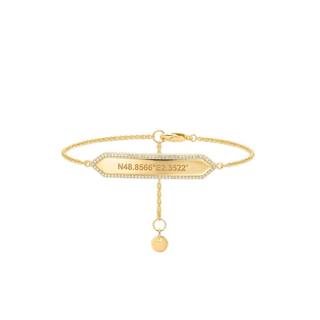 Gold Plated SwapBar Bracelet SB007G OPJ Studio