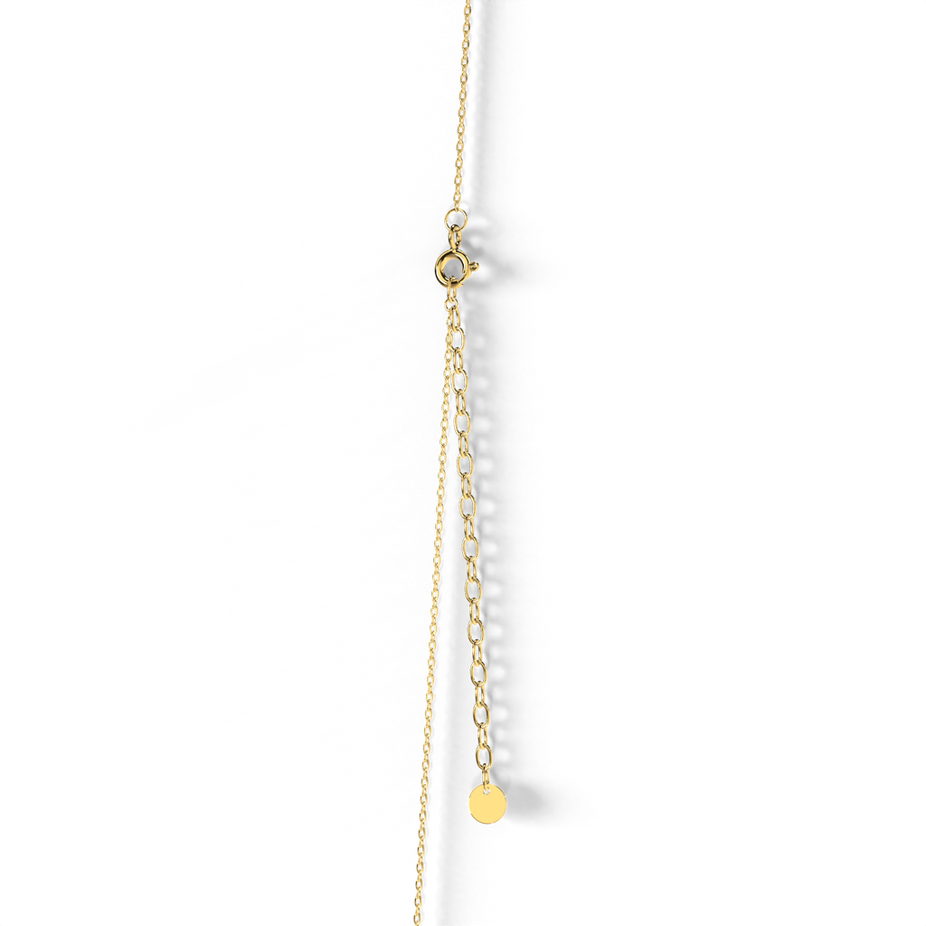 18k Gold Plated Luxe Name Necklace SN020G OPJ Studio