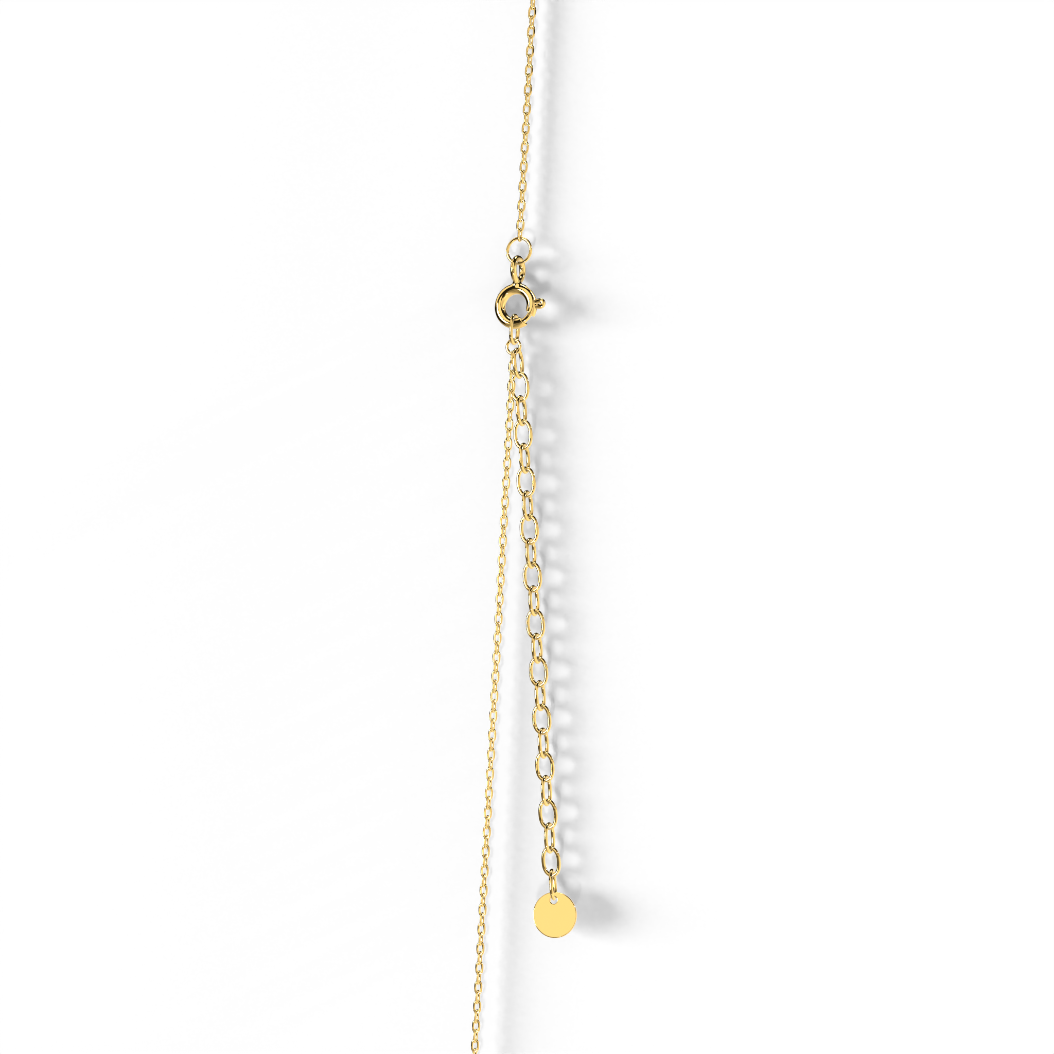 18k Gold Plated Luxe Name Necklace SN020G OPJ Studio