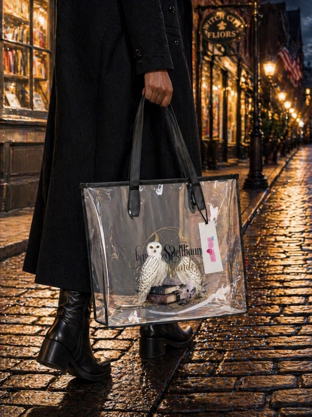 Snowy Owl Stadium Bag – Spellbound Collection | Wish & Wander x Allie Singer
