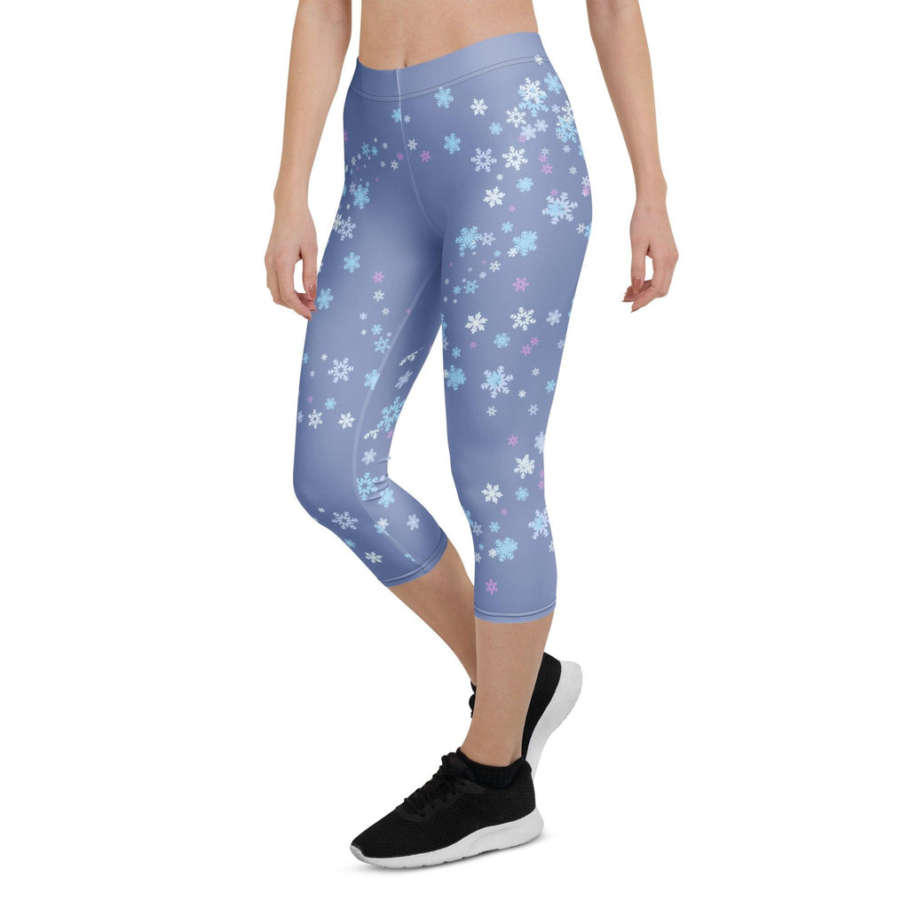 all-over-print-capri-leggings-white-left-front-69f9f57444aee - Sweet Talks Tees