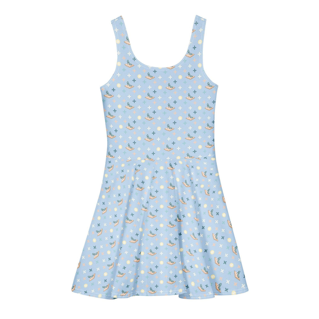 all-over-print-cotton-skater-dress-white-back-69f9462229bd9 - Sweet Talks Tees