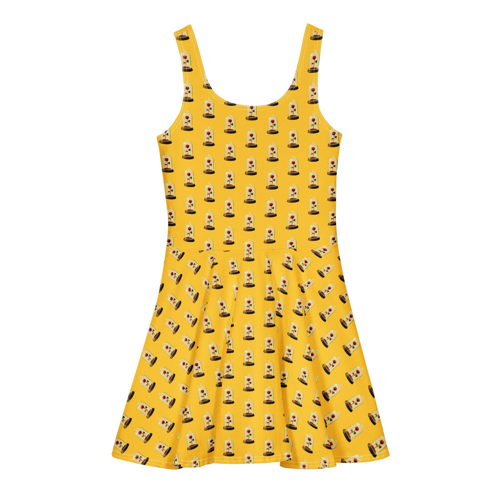 all-over-print-cotton-skater-dress-white-back-69fa106700633 - Sweet Talks Tees