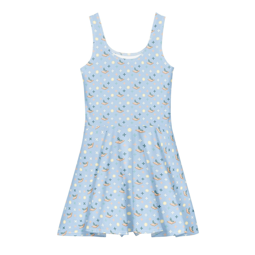 all-over-print-cotton-skater-dress-white-front-69f946222ad02 - Sweet Talks Tees