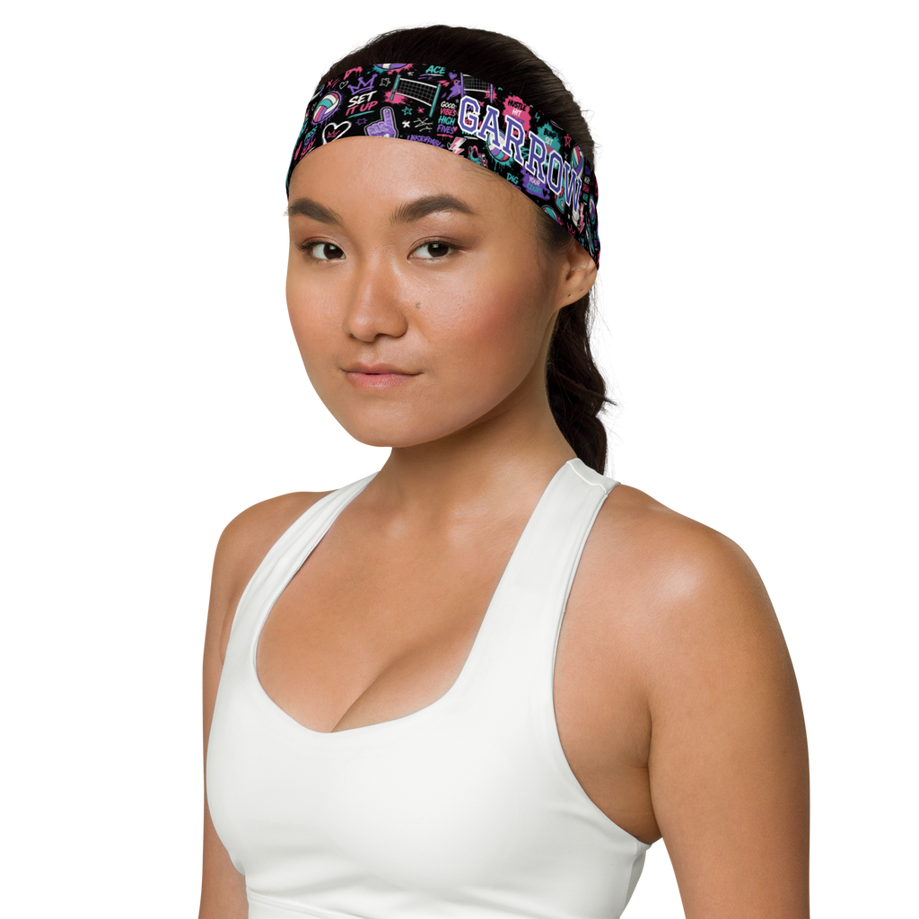 Personalized Girls Volleyball Headband Sweet Talks Tees