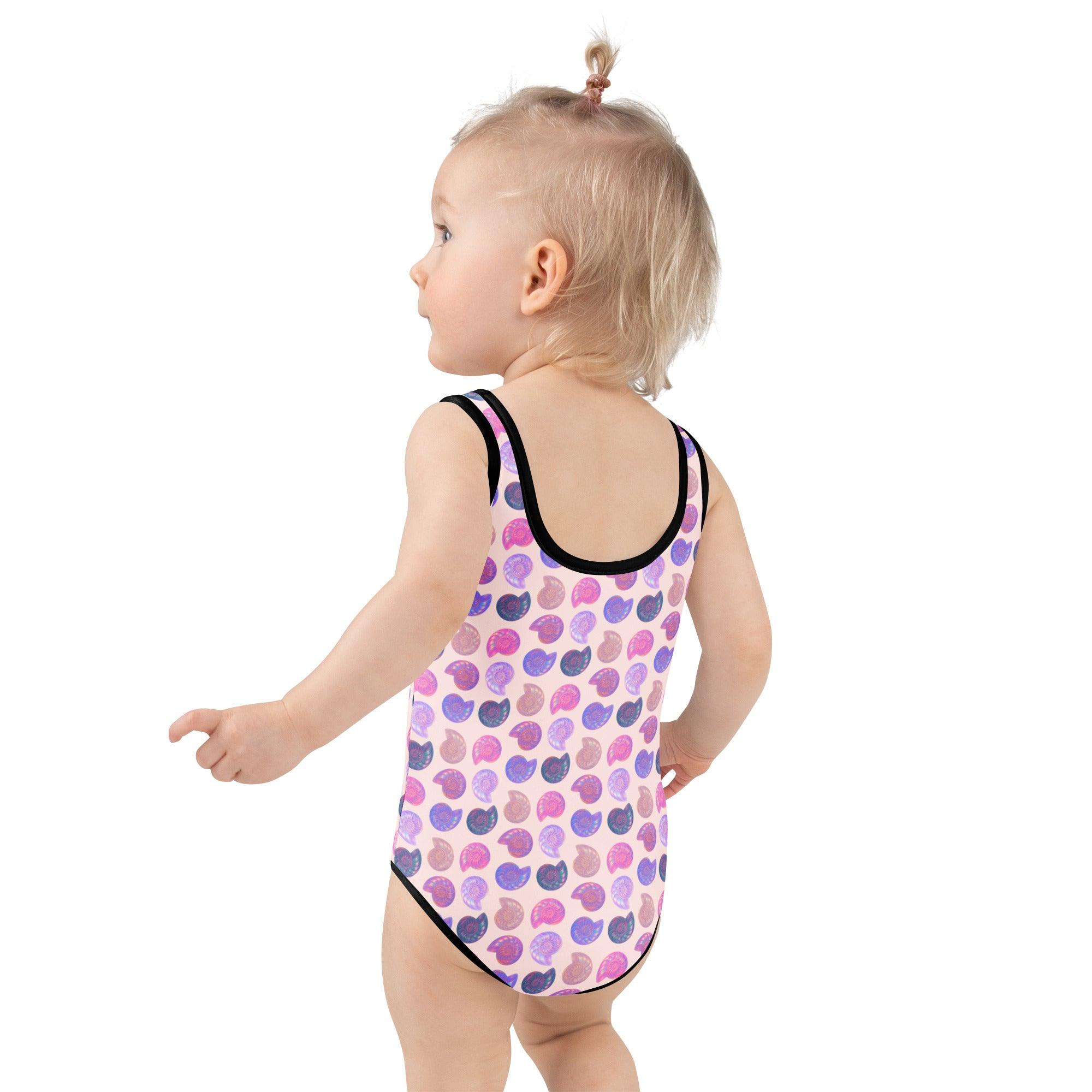 all-over-print-kids-swimsuit-white-back-69fe8b9f6e758 - Sweet Talks Tees