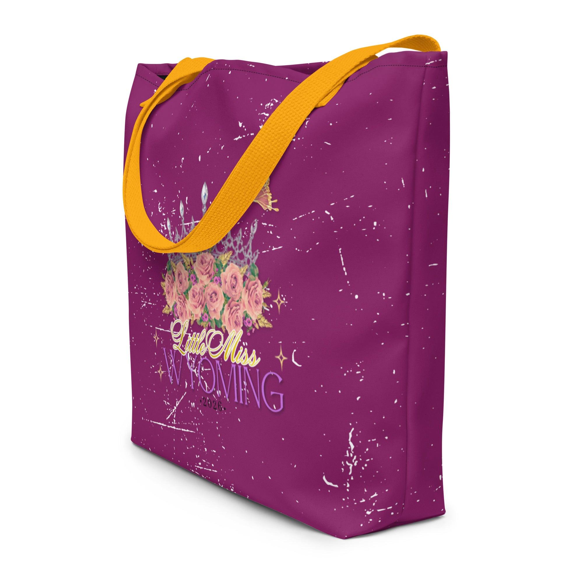 all-over-print-large-tote-bag-w-pocket-yellow-front-6a12d3687a8c8 - Sweet Talks Tees