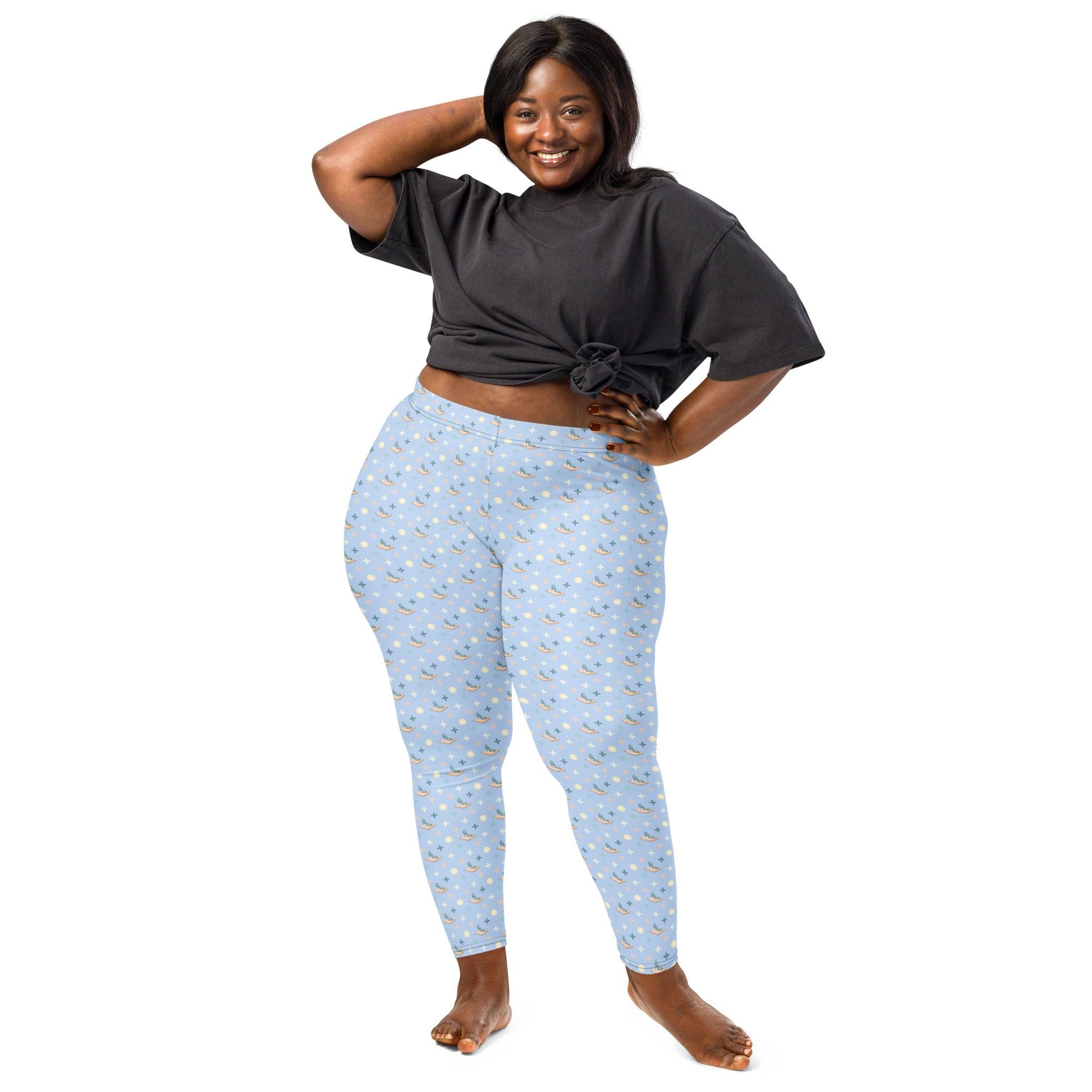 all-over-print-leggings-white-front-69fcc5254bc23 - Sweet Talks Tees