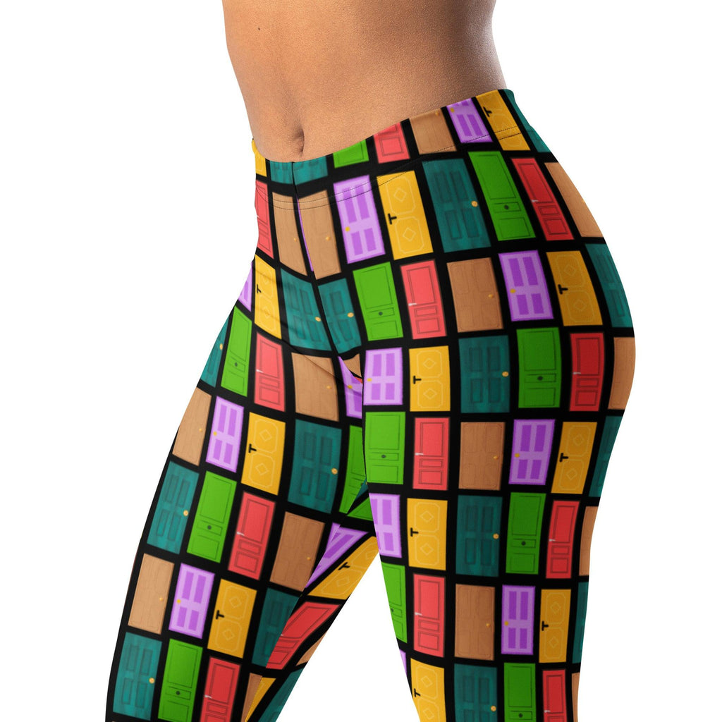 all-over-print-leggings-white-left-front-2-69fe6dad53ad0 - Sweet Talks Tees