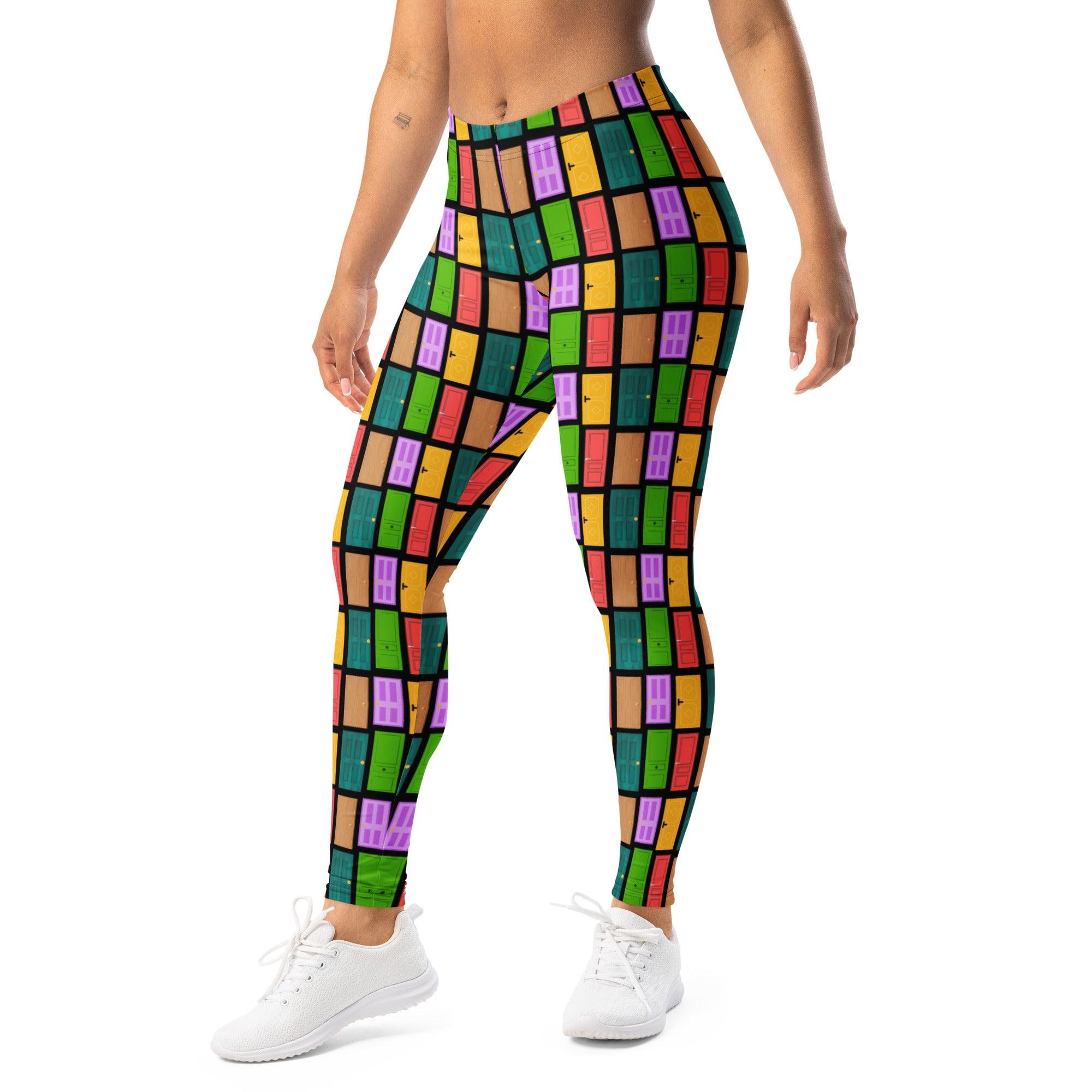 all-over-print-leggings-white-left-front-69fe6dad52f29 - Sweet Talks Tees