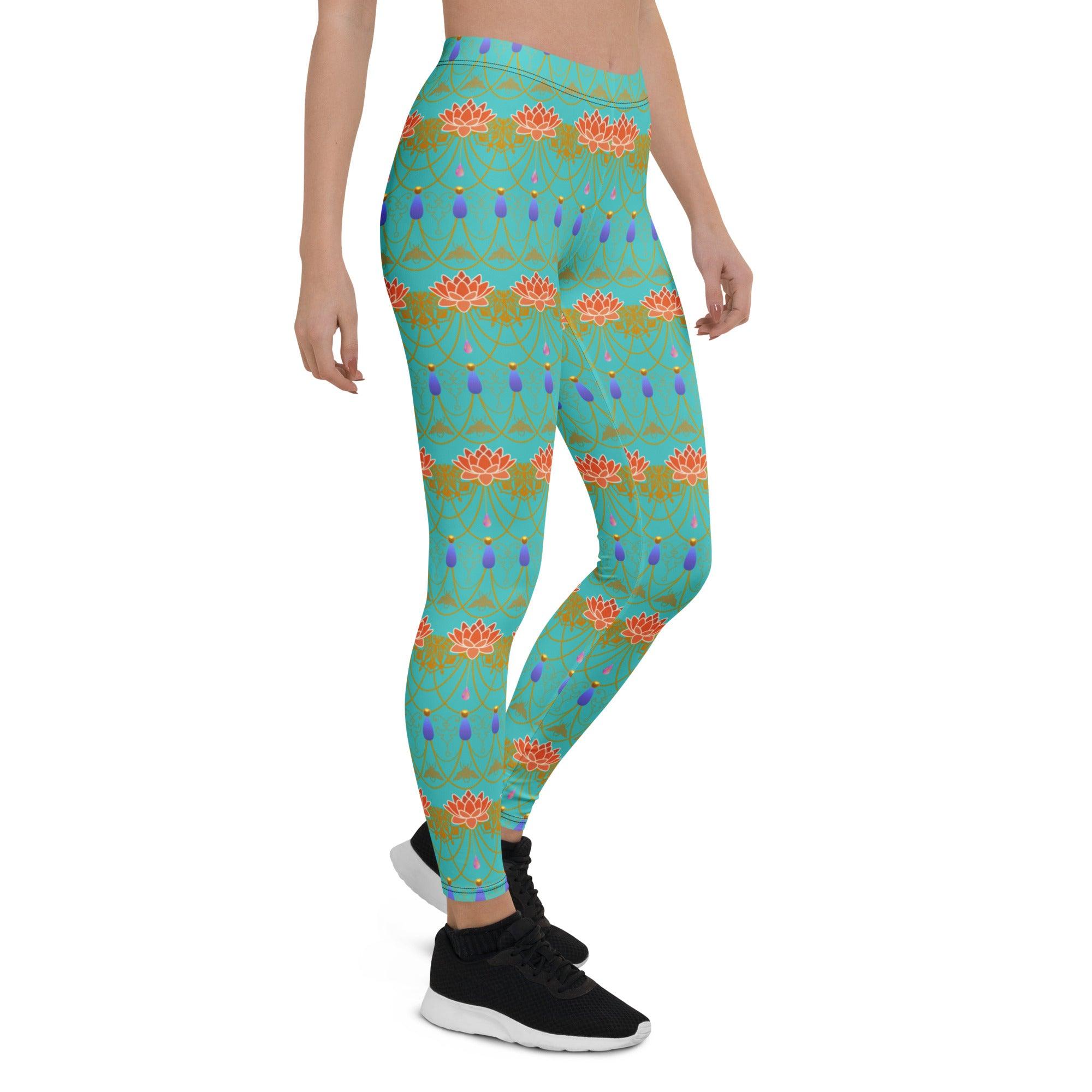 all-over-print-leggings-white-right-front-69fe674846d14 - Sweet Talks Tees
