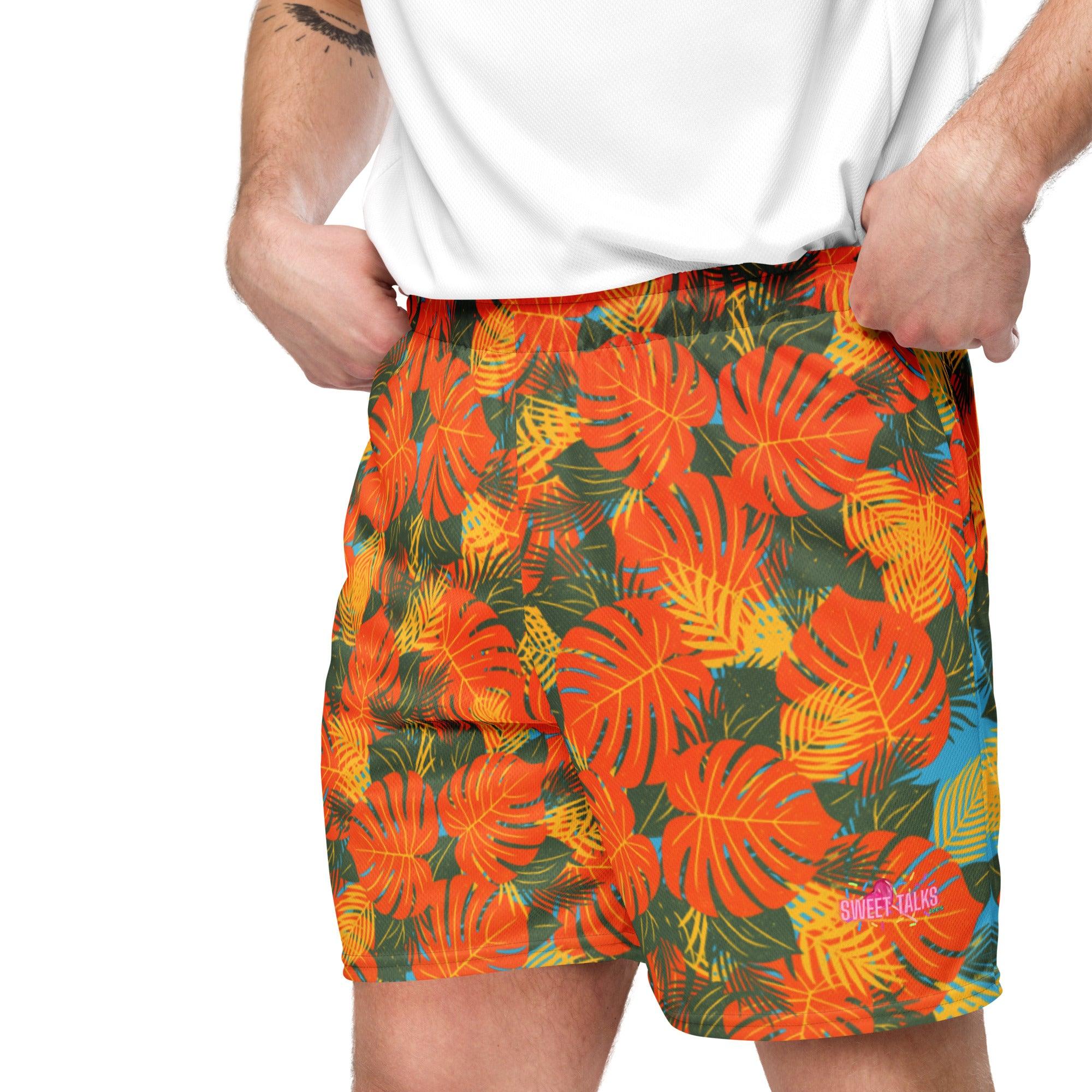 all-over-print-recycled-unisex-mesh-shorts-white-left-front-69fba14d4ac68 - Sweet Talks Tees