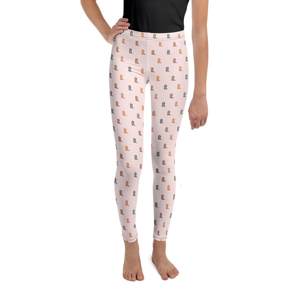 all-over-print-youth-leggings-white-front-69e032f445df3 - Sweet Talks Tees