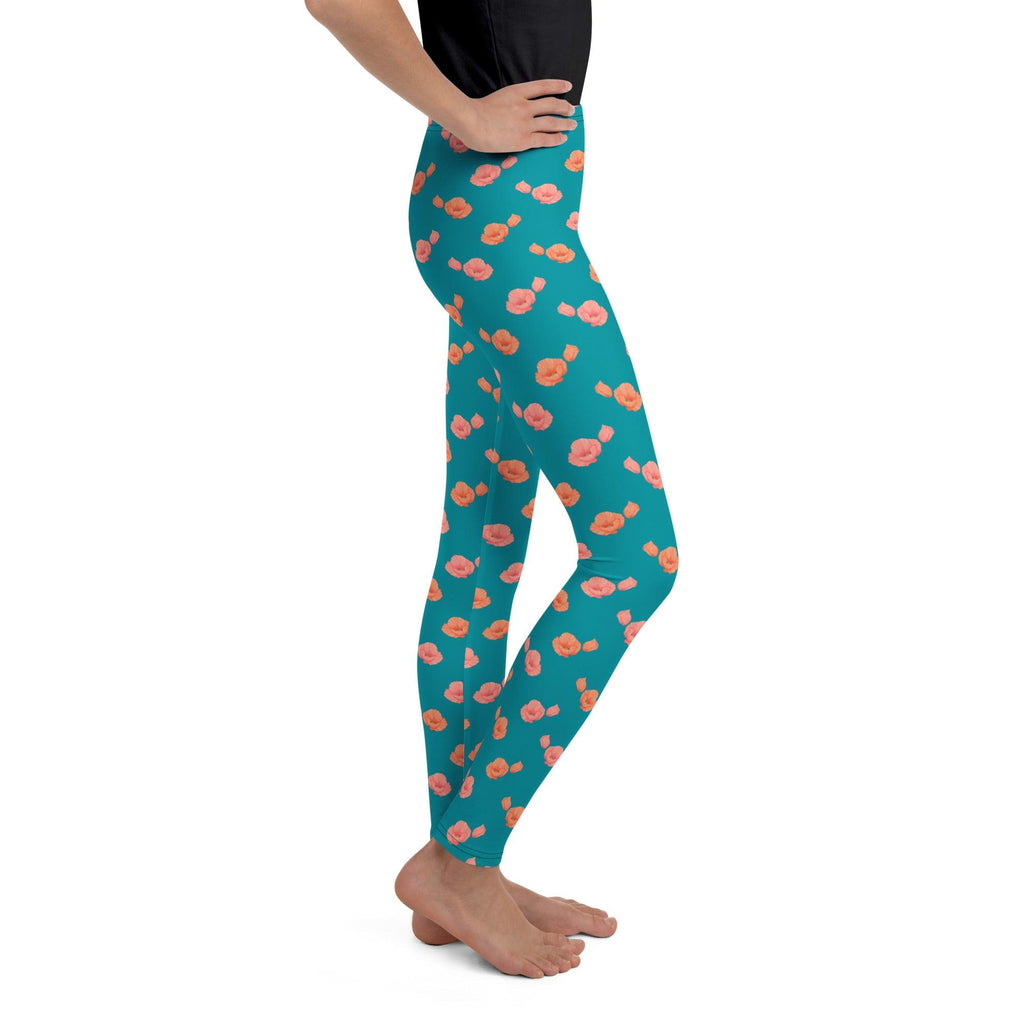 all-over-print-youth-leggings-white-right-69e02ebbafbea - Sweet Talks Tees