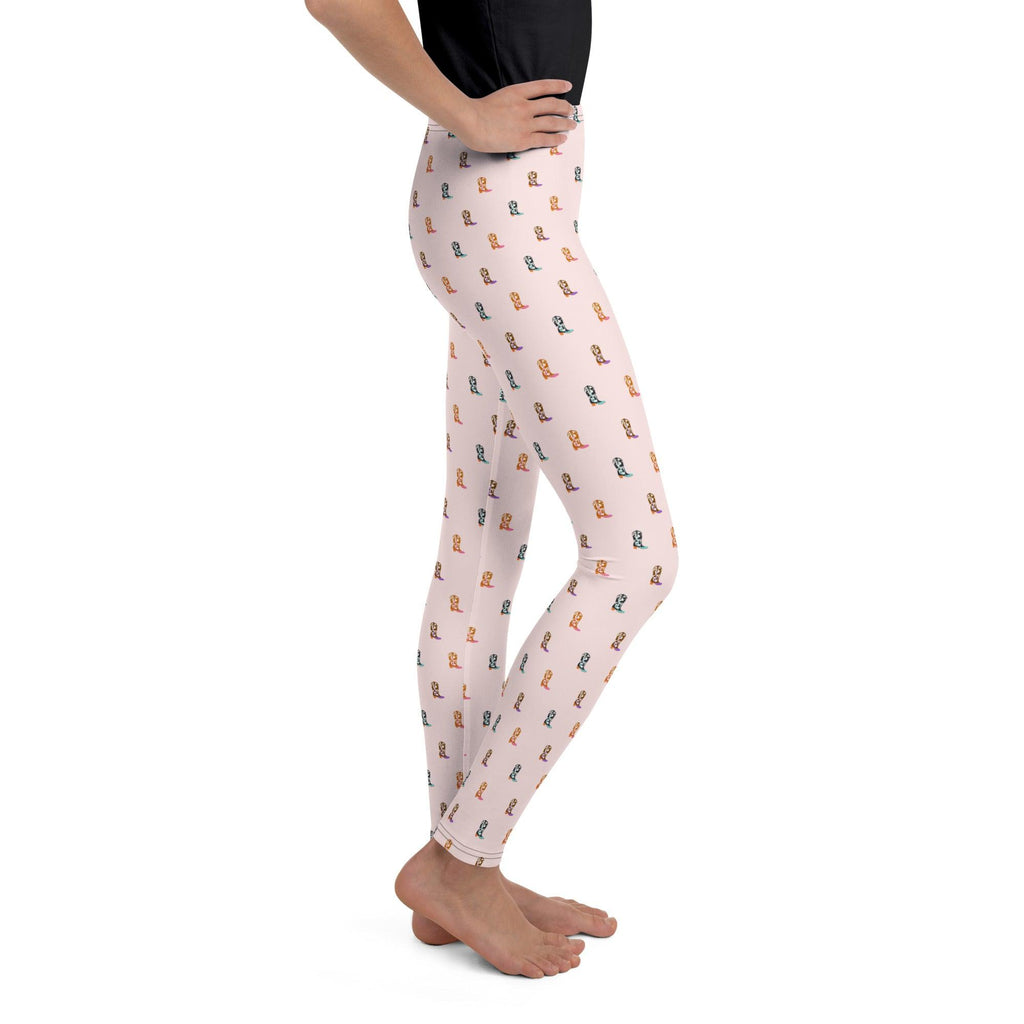 all-over-print-youth-leggings-white-right-69e032f4468fb - Sweet Talks Tees
