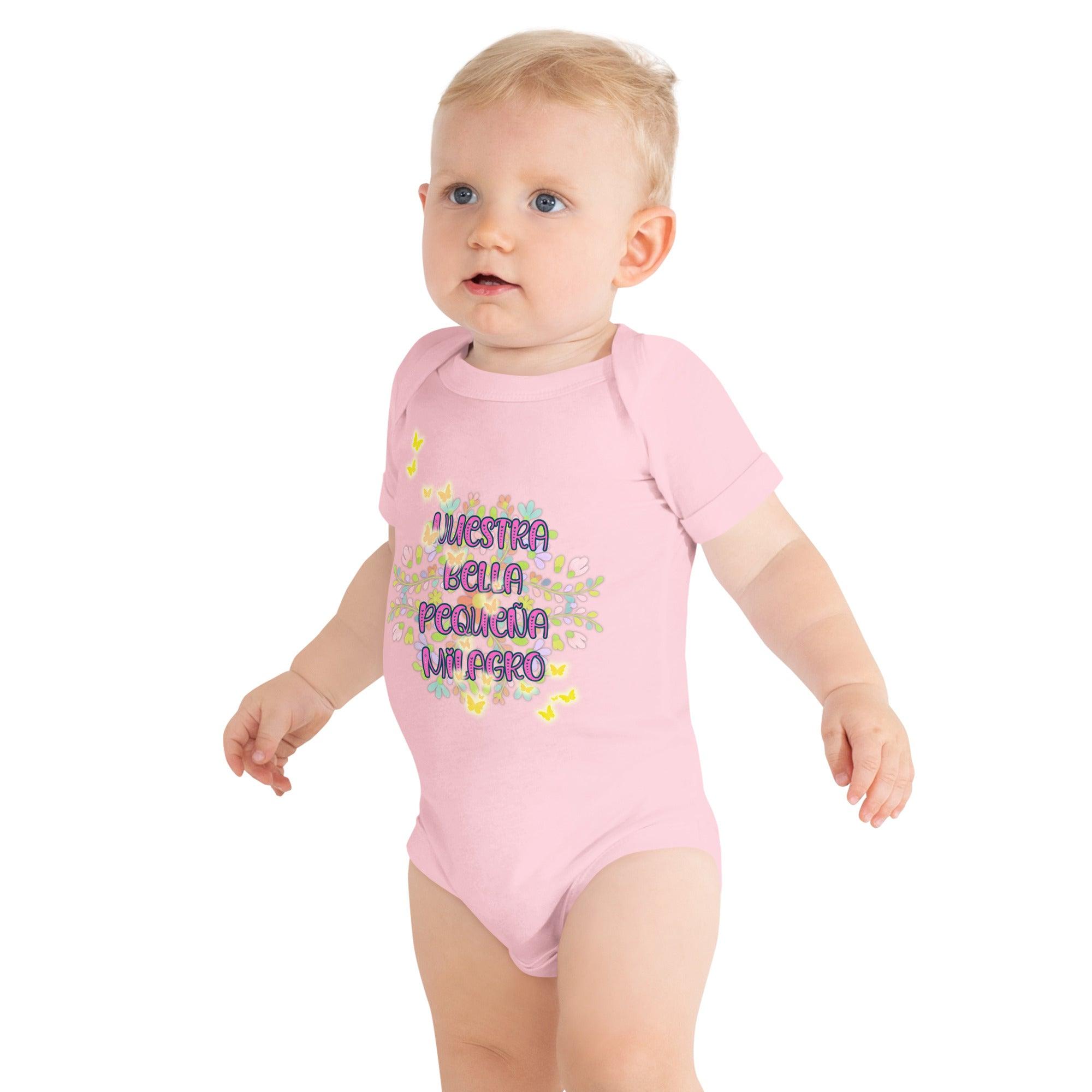 baby-short-sleeve-one-piece-pink-front-69fa01f8b503a - Sweet Talks Tees