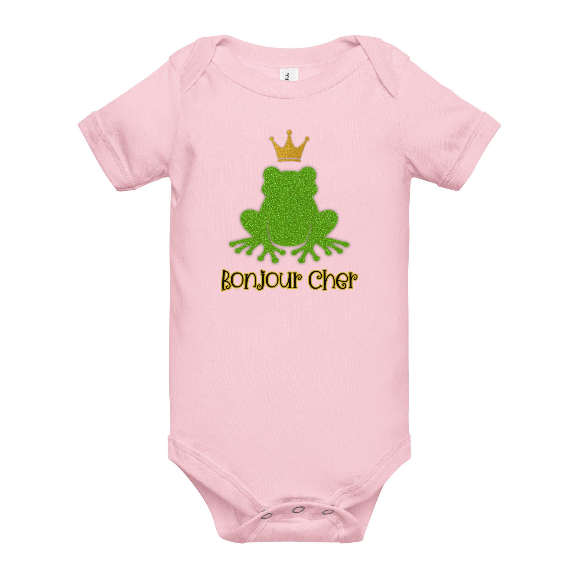 baby-short-sleeve-one-piece-pink-front-69fe91024d6d0 - Sweet Talks Tees