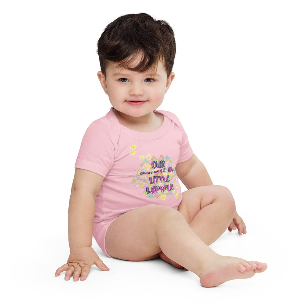 baby-short-sleeve-one-piece-pink-front-69feb0d4633e8 - Sweet Talks Tees