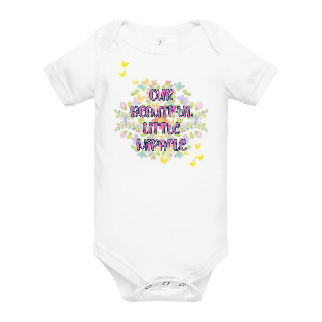 baby-short-sleeve-one-piece-white-front-69feb0d463da0 - Sweet Talks Tees