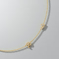 InitialLink Tilt Necklace SN024BR OPJ Studio