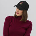 distressed-dad-hat-black-front-6a12e814054ae - Sweet Talks Tees
