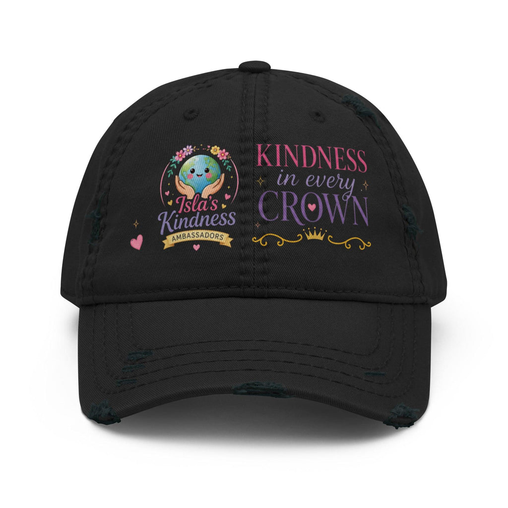 distressed-dad-hat-black-front-6a12ecc61a5d5 - Sweet Talks Tees
