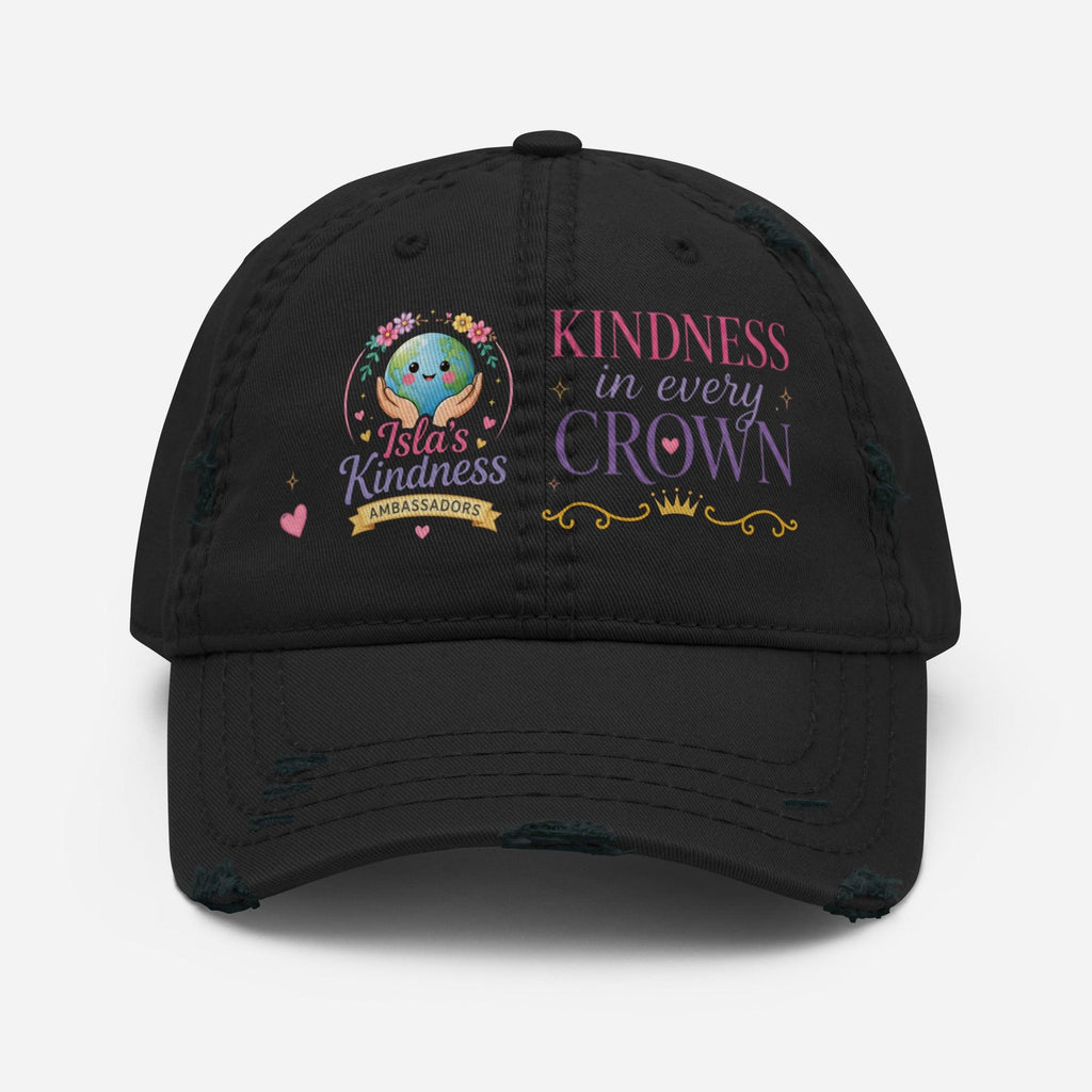 distressed-dad-hat-black-front-6a12ecc61ce81 - Sweet Talks Tees