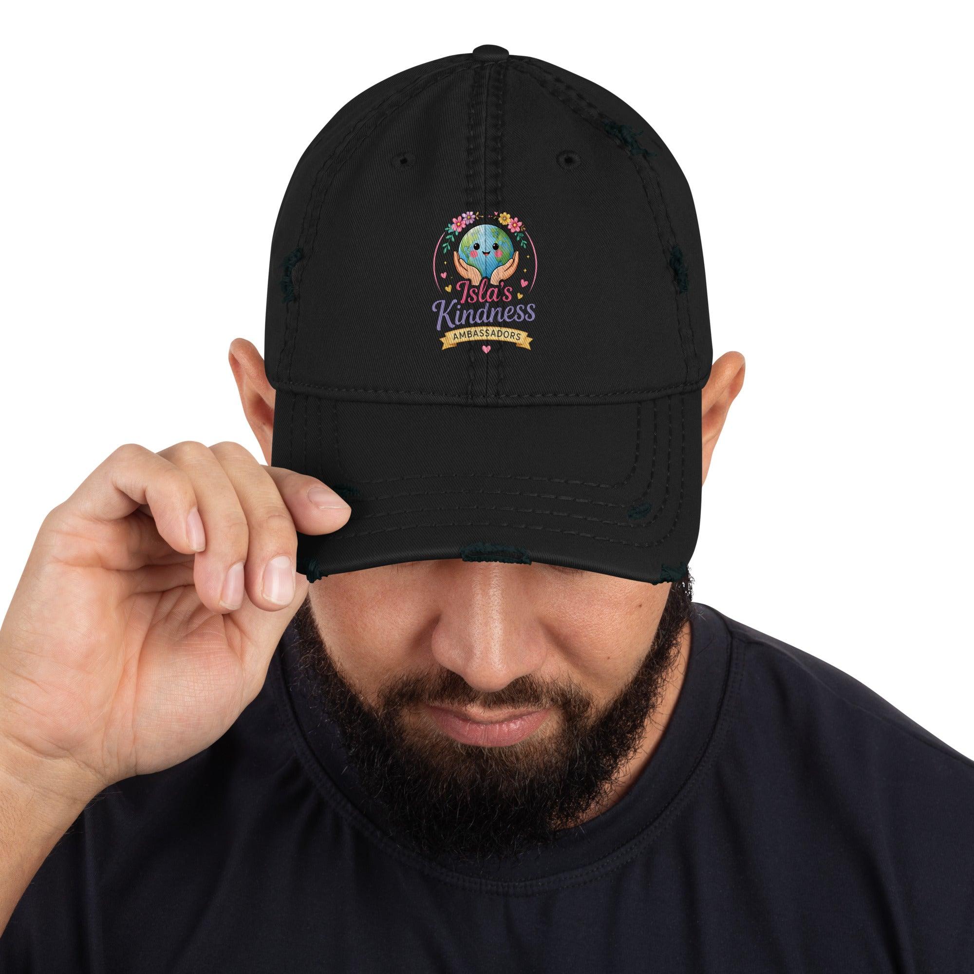 distressed-dad-hat-black-front-6a132ab96b374 - Sweet Talks Tees