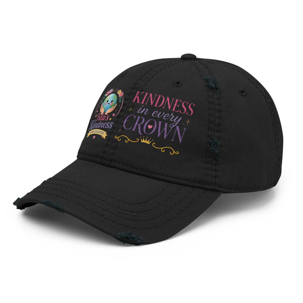 distressed-dad-hat-black-left-front-6a12ecc61ba64 - Sweet Talks Tees