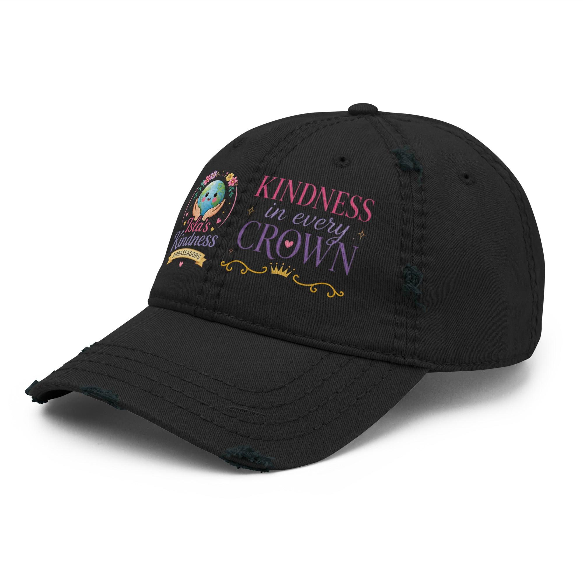 distressed-dad-hat-black-left-front-6a12ecc61ba64 - Sweet Talks Tees