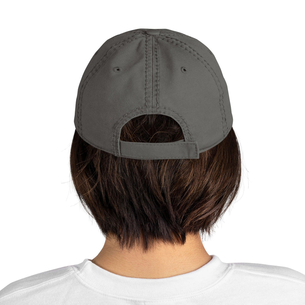 distressed-dad-hat-charcoal-grey-back-6a121cd7dacd4 - Sweet Talks Tees