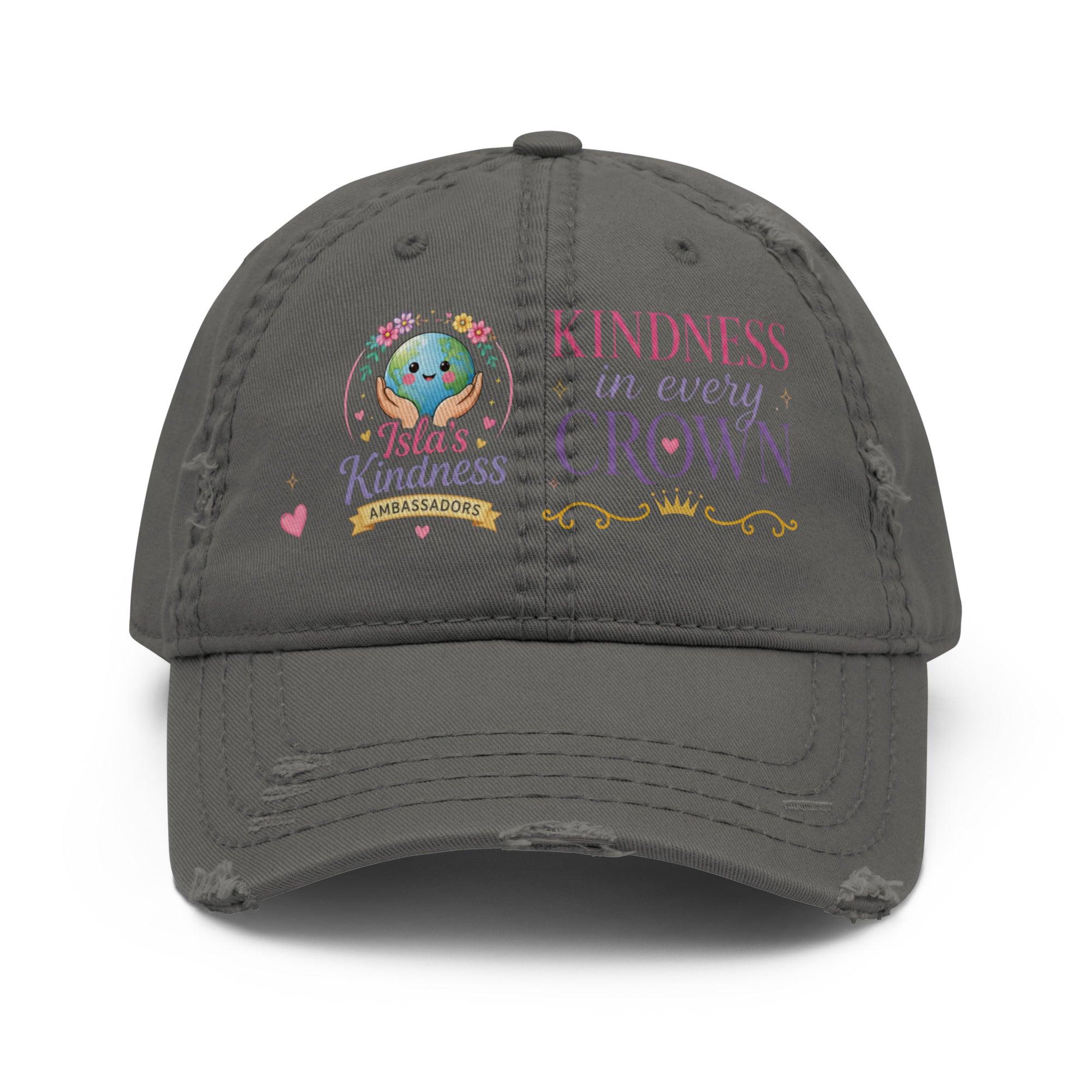 distressed-dad-hat-charcoal-grey-front-6a12ecc61a687 - Sweet Talks Tees