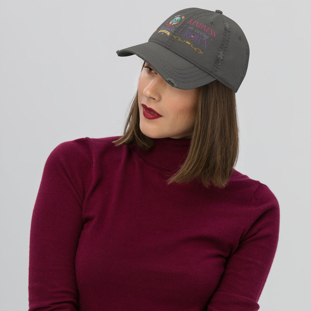distressed-dad-hat-charcoal-grey-front-6a12ecc61d3c9 - Sweet Talks Tees