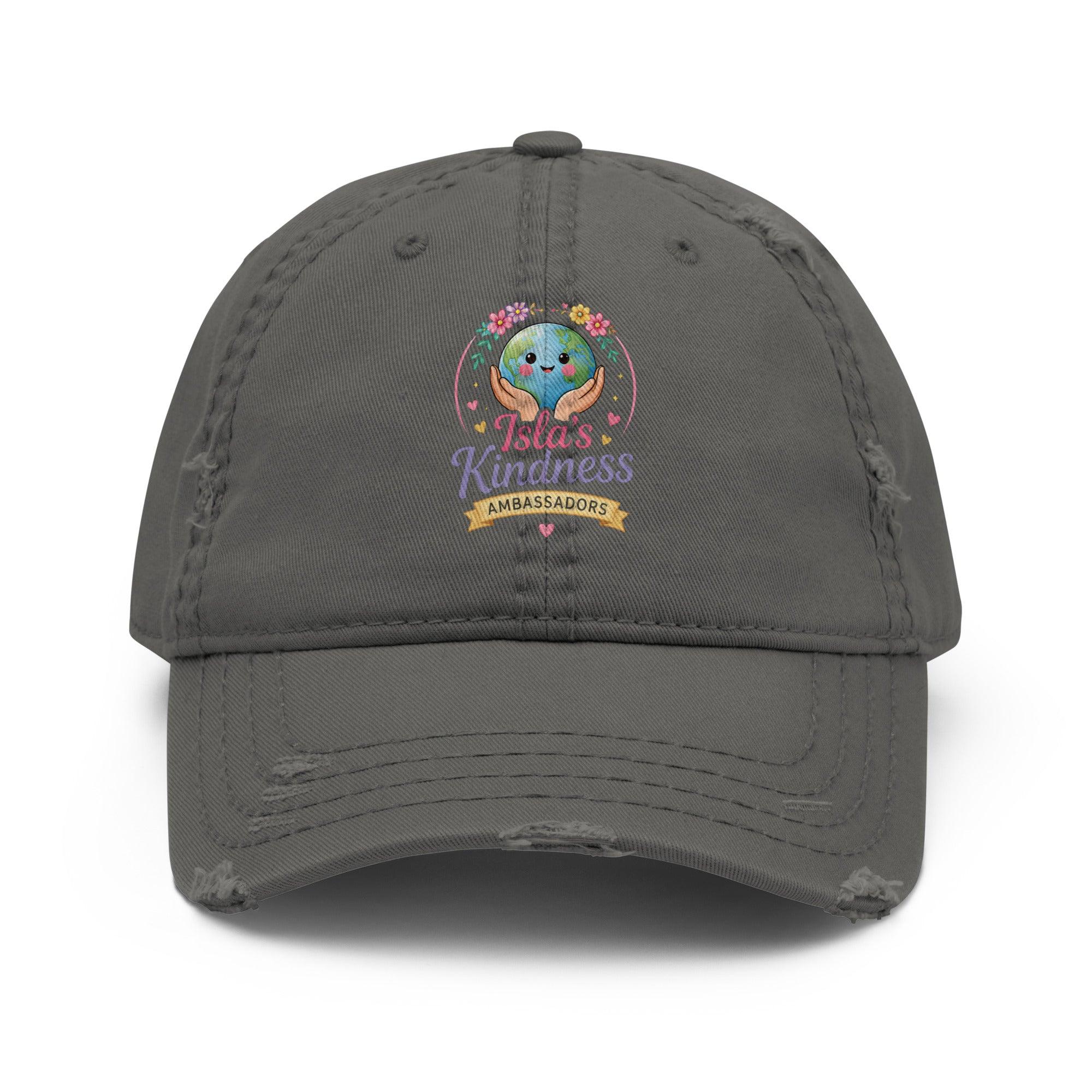 distressed-dad-hat-charcoal-grey-front-6a132ab96c69a - Sweet Talks Tees