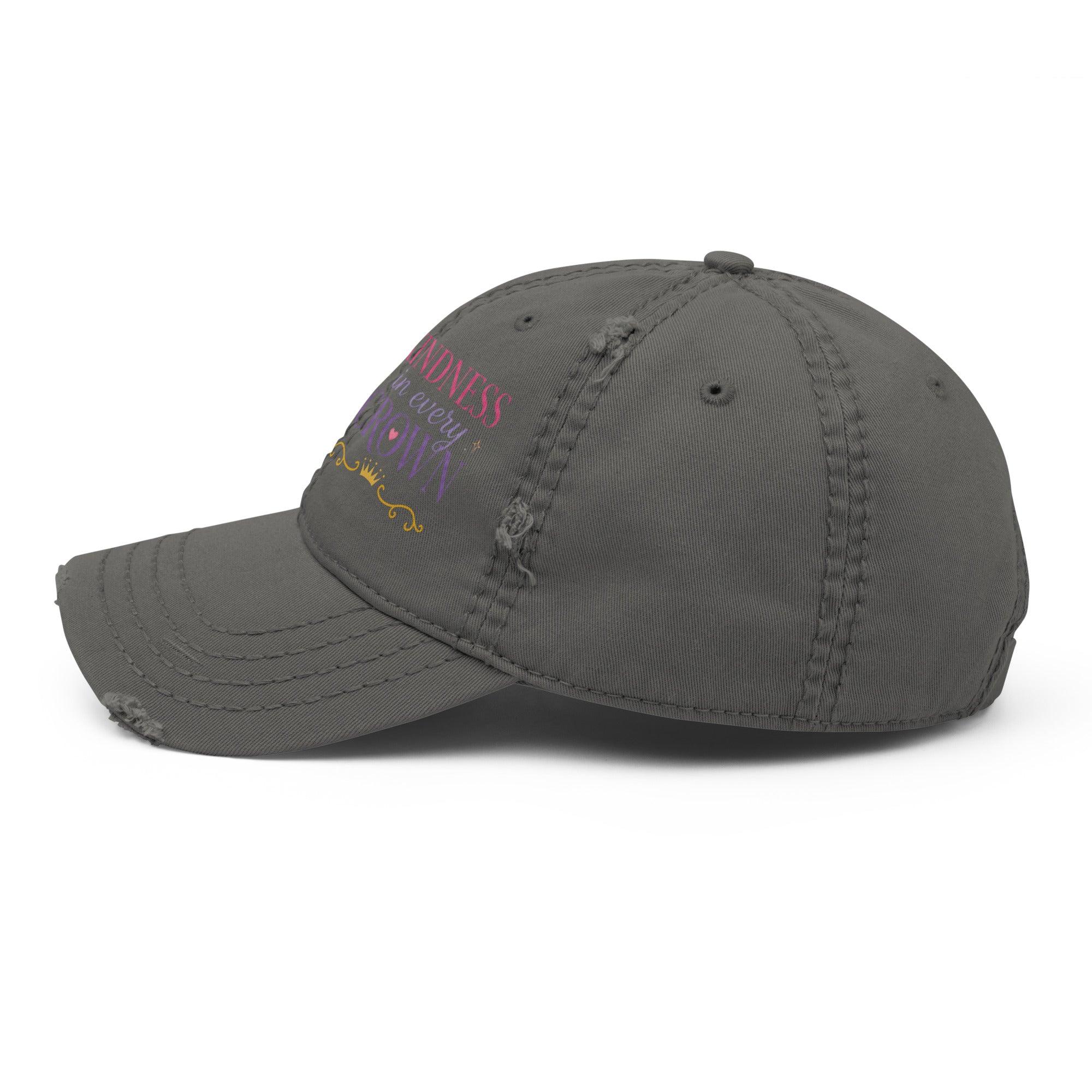 distressed-dad-hat-charcoal-grey-left-side-6a12ecc61c1a8 - Sweet Talks Tees