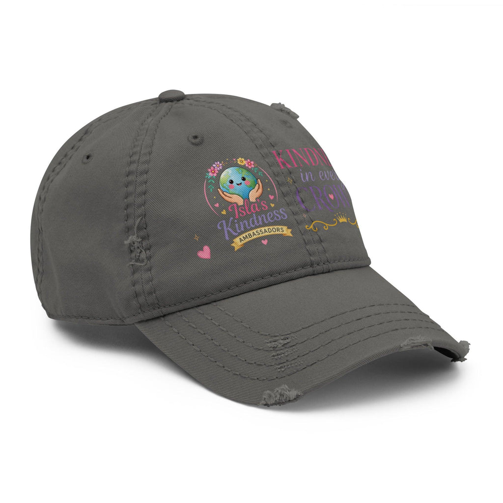 distressed-dad-hat-charcoal-grey-right-front-6a12ecc61b3f0 - Sweet Talks Tees