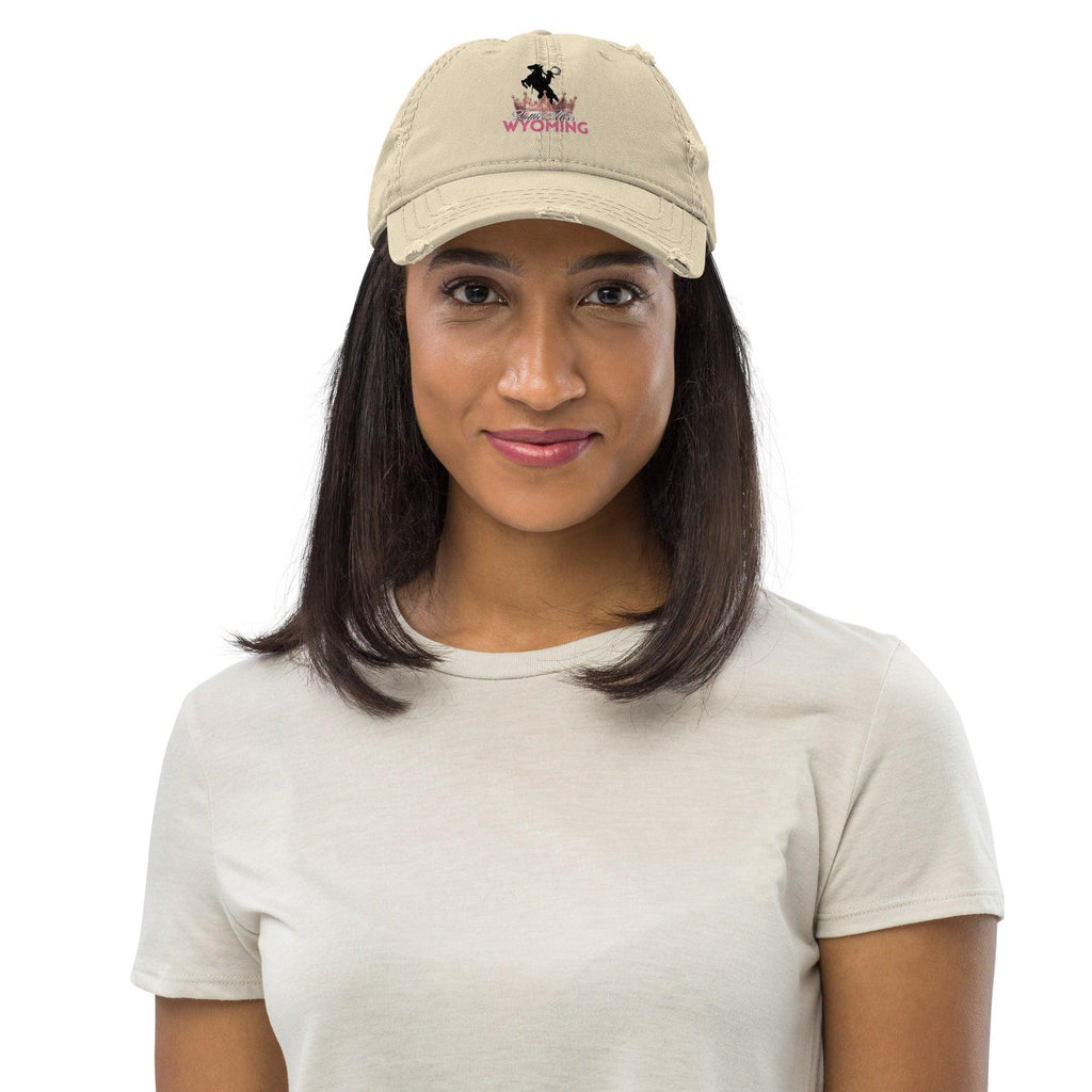 distressed-dad-hat-khaki-front-6a121cd7e2ba5 - Sweet Talks Tees