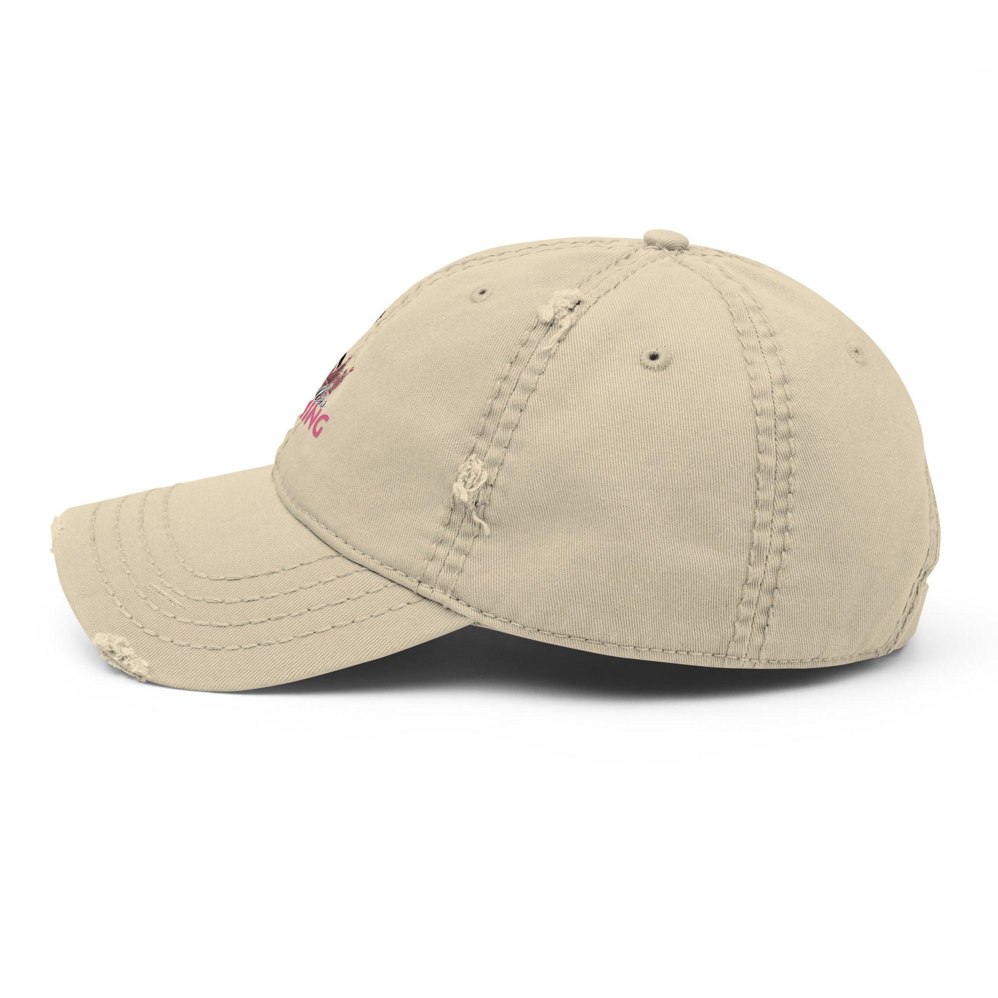 distressed-dad-hat-khaki-left-side-6a121cd7dfe36 - Sweet Talks Tees