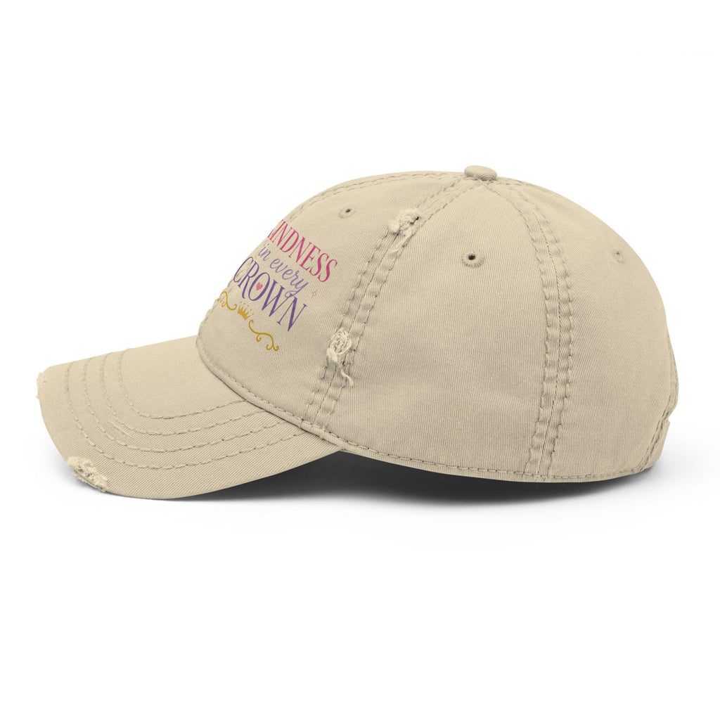 distressed-dad-hat-khaki-left-side-6a12ecc61c22d - Sweet Talks Tees