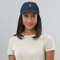 distressed-dad-hat-navy-front-6a12e81406305 - Sweet Talks Tees