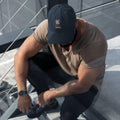 distressed-dad-hat-navy-front-6a132ab96c0b0 - Sweet Talks Tees