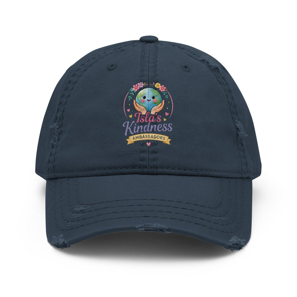 distressed-dad-hat-navy-front-6a132ab96c798 - Sweet Talks Tees