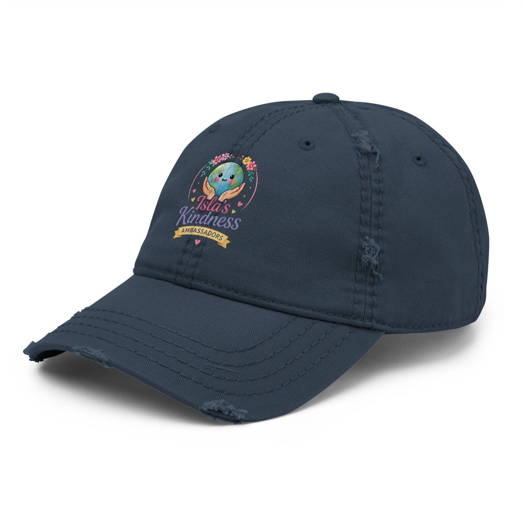 distressed-dad-hat-navy-left-front-6a132ab96dbb3 - Sweet Talks Tees