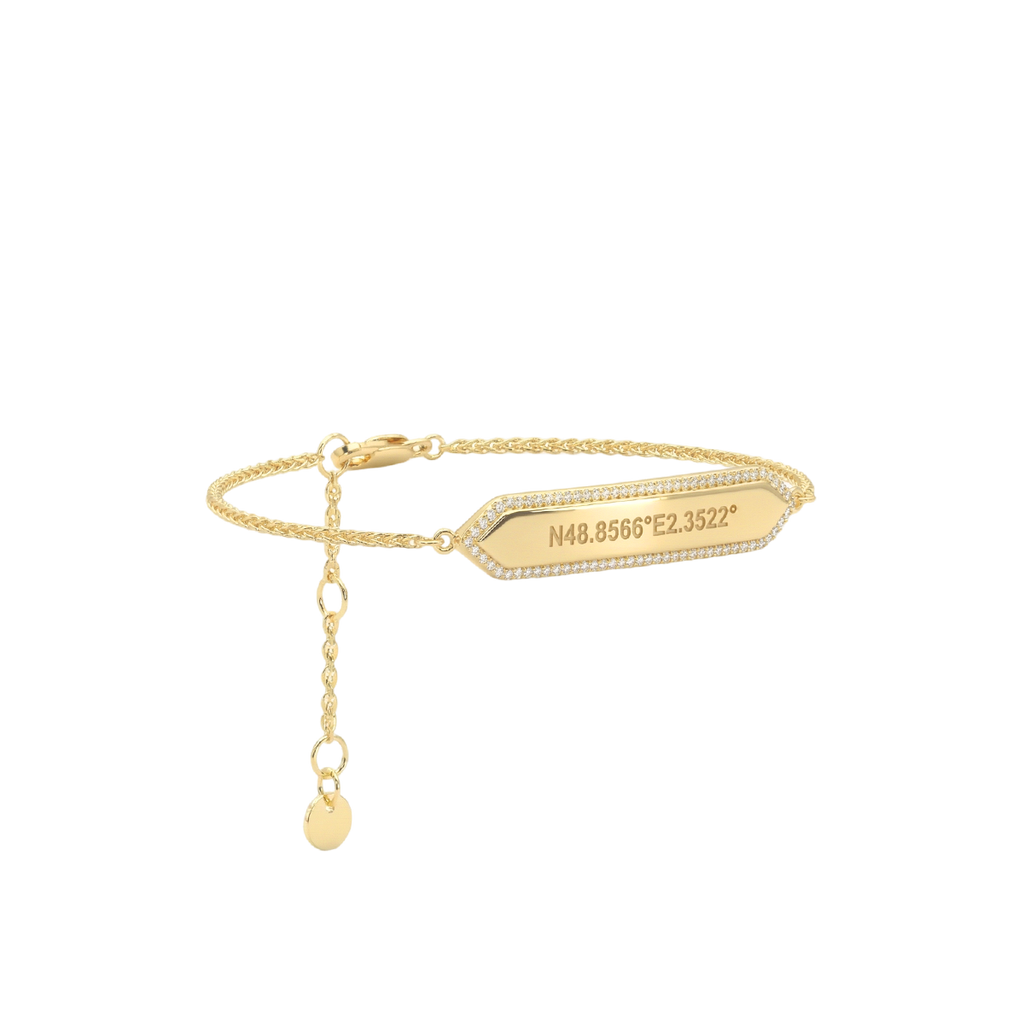 Gold Plated SwapBar Bracelet SB007G OPJ Studio