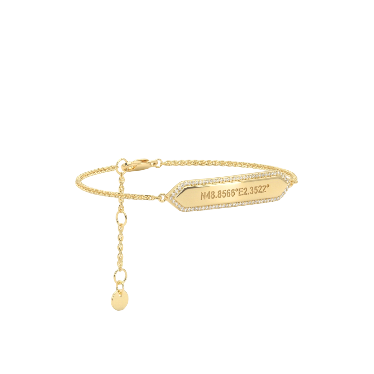 Gold Plated SwapBar Bracelet SB007G OPJ Studio