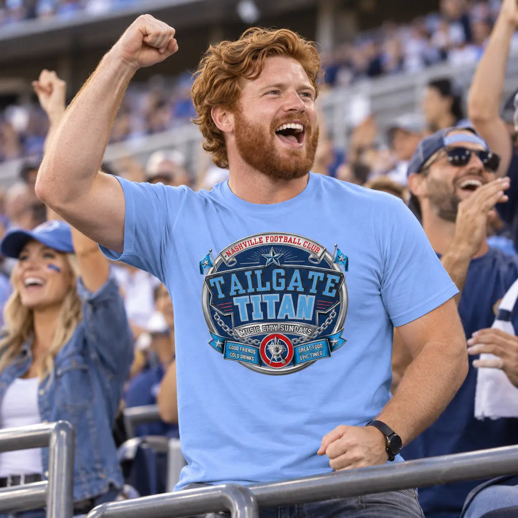 Nashville Tailgate Titan Tee | Tennessee Football-Inspired Game Day Shirt Sweet Talks Tees
