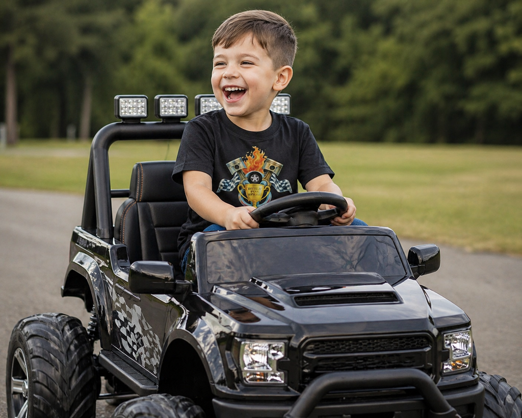 Built for Speed Toddler Tee – Race Car Graphic Shirt | Pit Crew Collection | Wish & Wander x Allie Singer